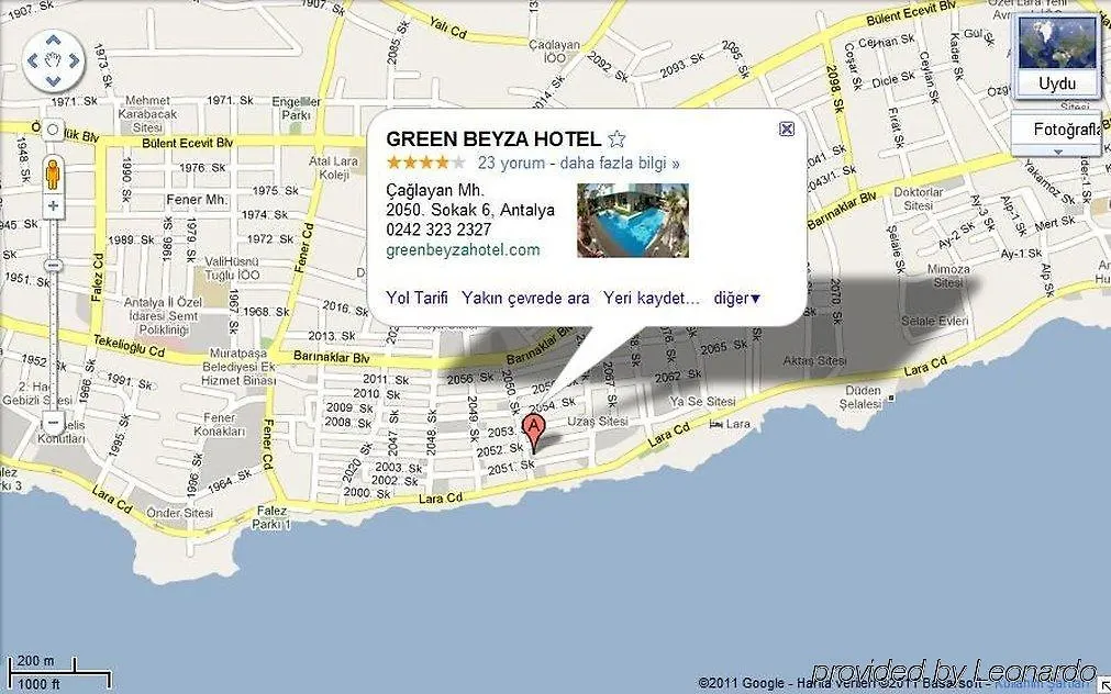 ***  Green Beyza Hotel Antalya Turquie